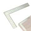 Woodworking Square,Stainless Steel Framing Tools L-Square Carpentry Square - Double-Sided