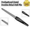 Nail File Metal, Nail Pocket File with Long Handle, Accessories,