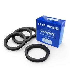 WHEEL CONNECT Hub Centric Rings, 77.8 to 71.5, Set of 4, ABS Plastic Hubrings, Fit Both Wheel CB 77.8 and 78.1mm,O.D:77.8mm I.D 71.50mm. P