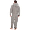 Mens OneZee Snuggle Fleece Onesie 31B1482 Grey L-XL