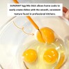 SUNCRAFT Egg Mix Stick, Stainless Steel Blade, Chalazae Removal, Effortless