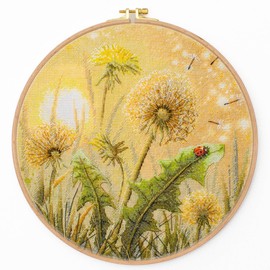 HobbyJobby Cross Stitch Kit It's time to Fly, Counted Cross Stitch Kit for Adults, Needlepoint and Embroidery Kit