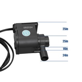 Ice Maker Water Pump Compatible with HZB-30F HZB-38F HZB-32 HZB-45 HZB-65 HZB-90 HZB-120 HZB-160, Commercial Large Flow Water Pump 60Hz 0.13A Replace AP1200 AC120V