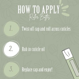 Classy Cuticles Classy Cuticles | Hand Blended Cuticle Oil | Vegan, Cruelty-Free, & Hydrating | Vitamin E, Jojoba, and Argan Oil | 3 mL Roller Bottle | Cucumber Melon Scent | Pack of 3