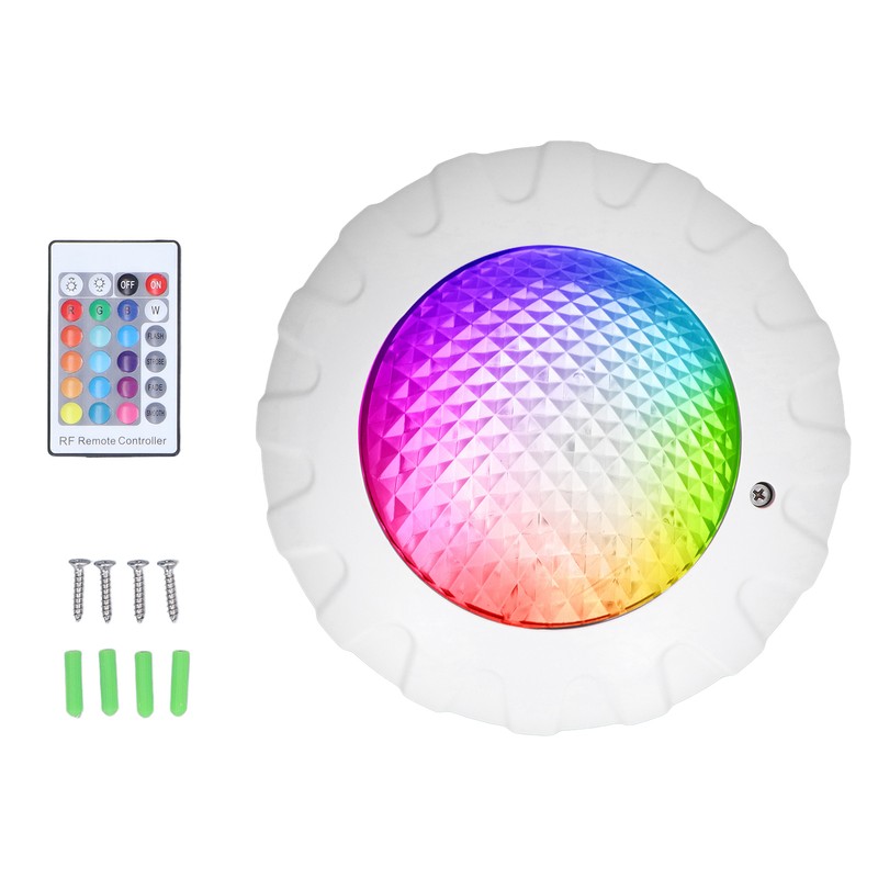 LED Pool Lights DC12V/38W with Remote IP68 Waterproof RGB Colorful