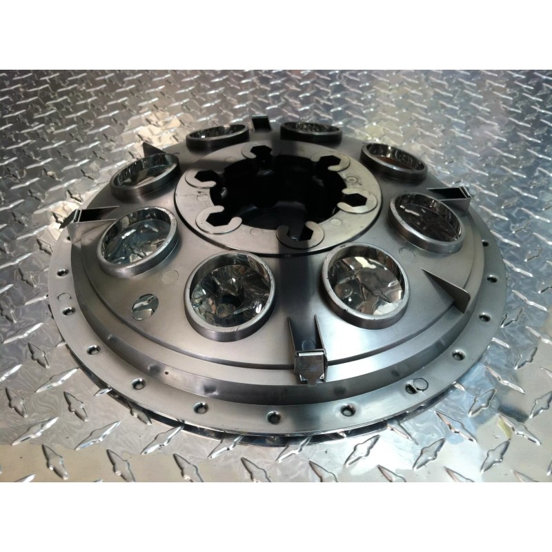 PHOENIX USA (2) 10" Chrome Trailer Wheel Hub Cap Rim