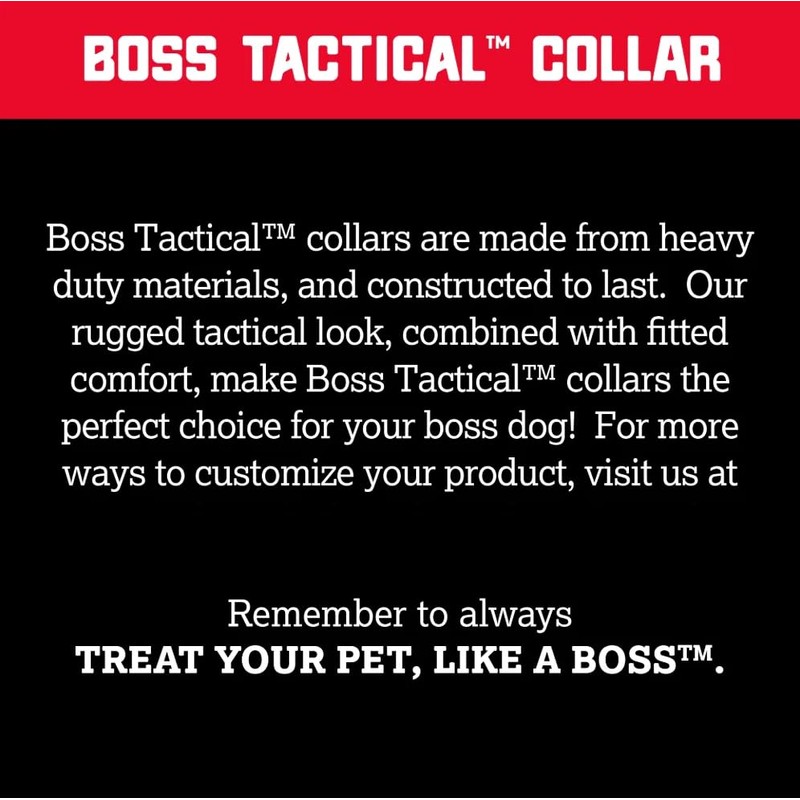 Boss Dog Tactical Collar, Pink Camo, Medium