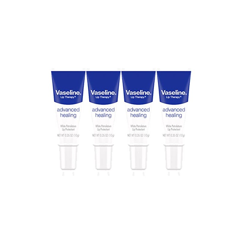 Vaseline Petroleum Jelly Lip Balm A Regular, 10g x 4
