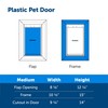PetSafe Plastic Pet Door - Easy Install for Wood, PVC