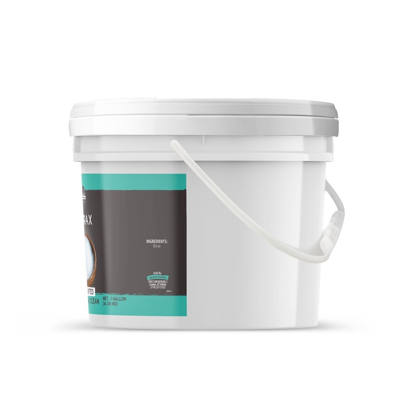 Birch & Meadow Borax, 1 Gallon Bucket, Unscented, Cleaning, Laundry