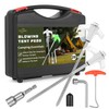 NPFVKSA 8”Heavy Duty Camping Tent Stakes 20 Pieces,Heavy Duty Tent