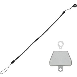 TECHGEAR Stylus Holder, 16 Inch Retractable Spiral Band (2 x Loops), Elastic Carrying Straps, Universal Anti-Lost Bungee Cable for Touch Pens/Pencils, Tablet Case