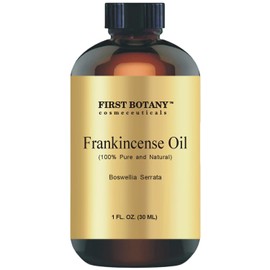 First Botany, 100% Pure Frankincense Essential Oil - Premium Frankincense Oil for Aromatherapy, Massage, Topical & Household Uses - 1 fl oz (Frankincense)