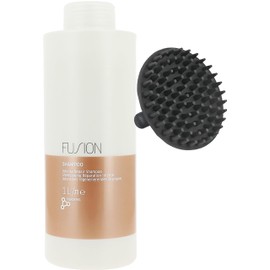 Fusion Intense Repair Shampoo 33.8 oz and M Hair Designs Silicone Scalp Brush (Bundle)