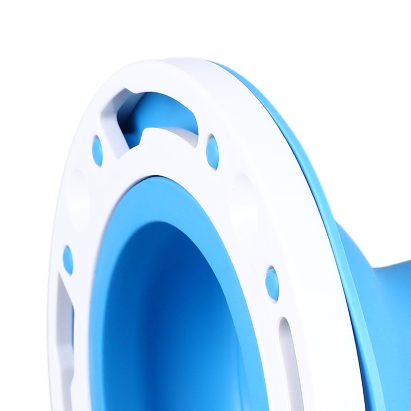 Toilet Flange Repair Kit Blue Durable Silicone ABS Easy Installation