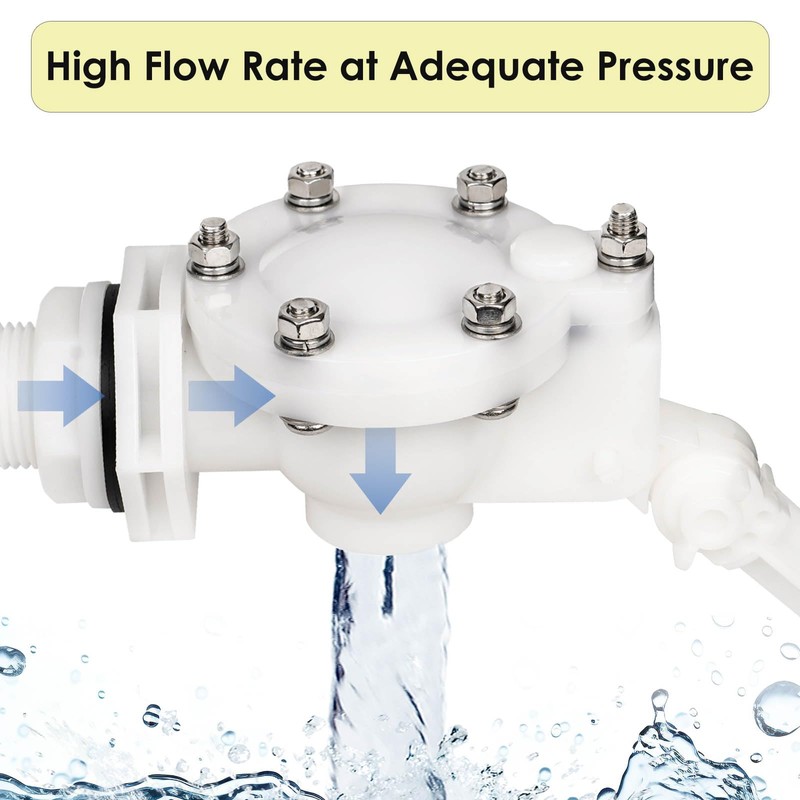 ZHEQOGZH 2 Pack 3/4 Inch Float Valve for Water Tank