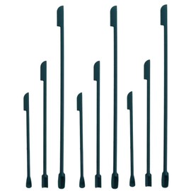 9 Pcs Mini Silicone Spatulas Double-head Cosmetic Jam Deep Bottle Scraper Spoon 3 Size Lengthened Tiny Mixing Stir Sticks for Beauty