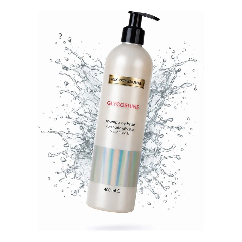 Shampoo Glycoshine Mix Profesional Brillo Y Limpieza 400 Ml