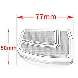 Modeer Compatible with Hon.da REBEL 1100 CMX 1100 Any Year Motorcycle Widening Foot Brake Pedal Lever Extension Enlarge Anti-Slip Peg Extender Plate cmx 1100 rebel Accessories