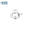 sourcing map #8 Split Lock Washer, 100Pcs 304 Stainless Steel