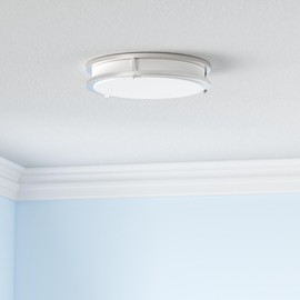 36W LED Flush Mount Ceiling Light Fixture, 13inch LED Ceiling Light 3600LM, Modern Ceiling Light 2700K/3000K/4000K/5000K/6500K 5CCT, Brushed Nickle Dimmable Ceiling Lamp for Living Room Kitchen,1 Pack