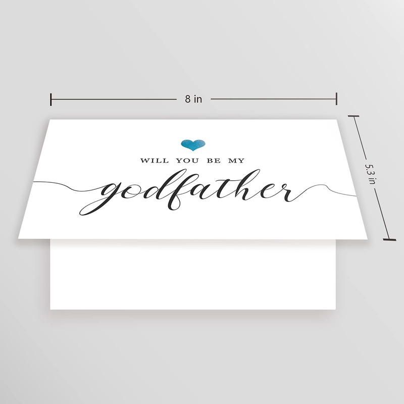 Will You Be My Godfather Card, Godfather Proposal Card, Be