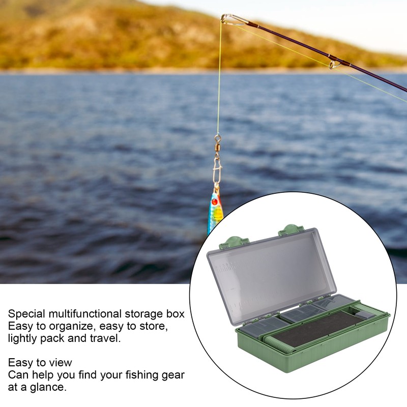 Fishing Lure Tackle Hook Storage Box Container Case Organizer Outdoor