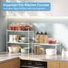 15.5 to 25.5 Inch Kitchen Cabinet Shelf Organizers, Adjustable Kitchen