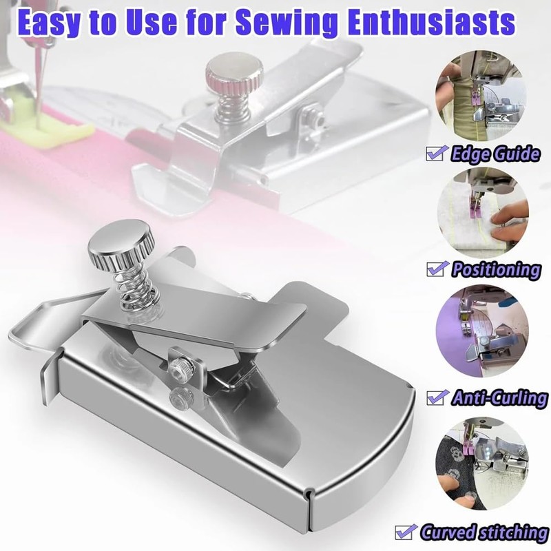 Kolamom Magnetic Seam Guide Straight Seam Guide Sewing Accessories, Multifunctional,