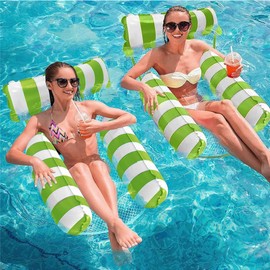 Pool Floaties for Adults, 2 Pack Dehsiyc Water Floaties, Inflatable Pool Float Chair