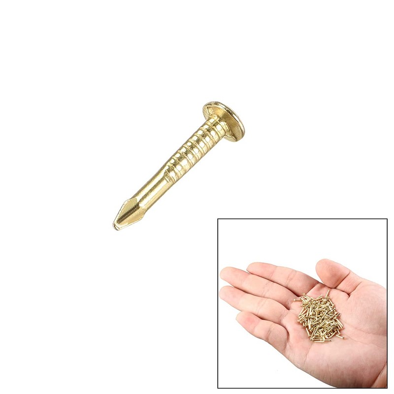 sourcing map Pack of 300 Small Tiny Hardware Nails 1