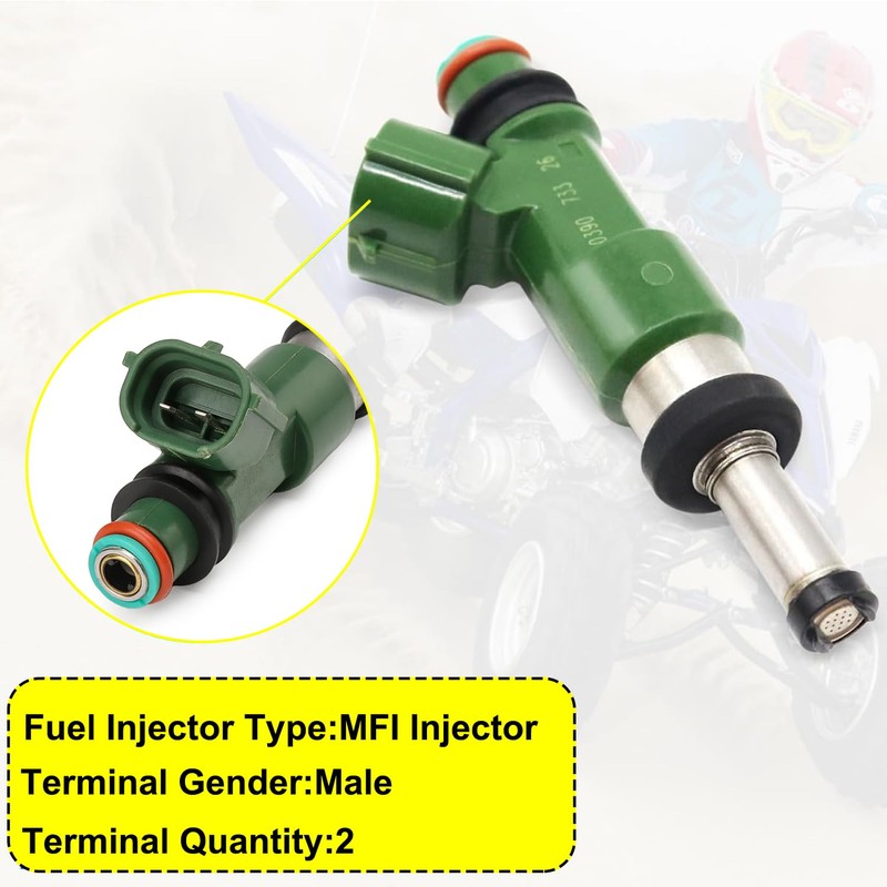 FANHAY Inyector de combustible 5VK-13761-00-00 para Yamaha Raptor 2006-2016 700