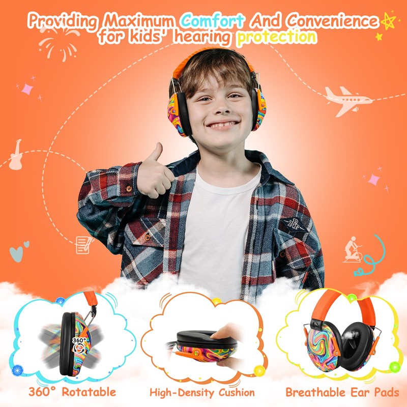 PROHEAR 032 Ear Defenders for Children, Hearing Protection for Autistic