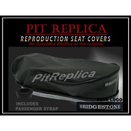 Pit NEW BRIDGESTONE TRAIL DELUXE 90 SEAT SADDLE COVER W/ STRAP [5AVCC]