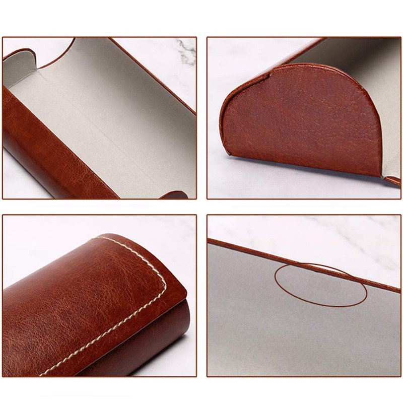 [TongTang] Leather Style Glasses Case, Sunglasses Case, Stylish, Lightweight, Hard