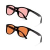 BRADDELL FL-41 Rose & FL-60 Wayfarer Blue Light Glasses for
