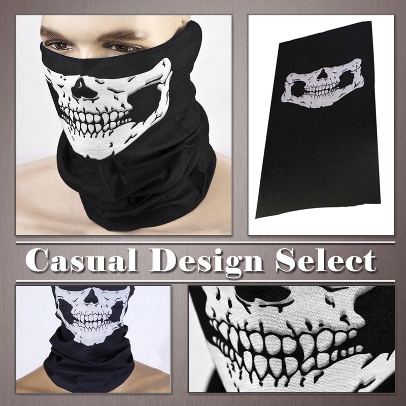 ONE LIMITATION FK003 Men's Face Guard, Skull Neck Warmer, Airsoft