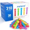 Meten 랜싱 장치용 메텐 트위스트 탑 랜싯, 310 카운트, 혈당