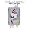 2 String PV Combiner Box IP65 Solar Disconnect Switch with