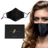 Pure Mulberry Silk Face Mask with Nose Wire 2 layers.