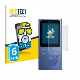 brotect Screen Protector Anti-Glare compatible with Sony Walkman NW-E394 (6 Pack) Screen Protector Matte, Anti-Fingerprint Protection Film