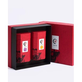 TRAVIET Premium Tea Gift Set, Gift for Tea Drinkers, Loose Leaf Tea, Jasmine Tea, Oolong Tea (200 cups)