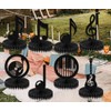 8 Pcs Music Party Honeycomb Centerpieces Music Centerpieces for Table