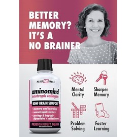 HEALTH DIRECT- AminoMind Suplemento de Colágeno Nootrópico para la Salud Cerebral y BDNF Dipéptido ProHyp  HypGly