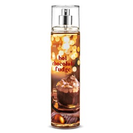 Freida & Joe Hot Chocolate Fudge Body Mist – 8oz Fine Fragrance Spray for Women | Cozy Winter Scent with Creamy Cocoa, Fudge Swirl & Vanilla Bean | Long-Lasting Sweet Perfume Mist