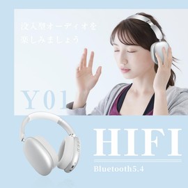 Headphones, Bluetooth Wireless Headphones, Bluetooth 5.4, Over-Ear Headphones, Wired & Wireless, Dual Use, Enclosed Type, HIFI Sound Quality, No Delay, 30 Hours Music Playback, Lightweight, Foldable,