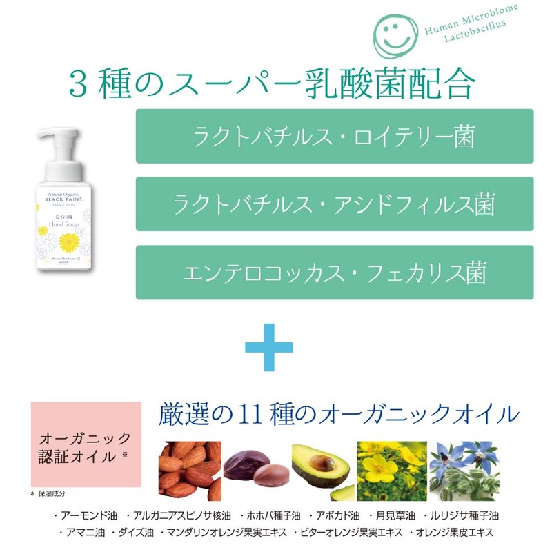 Black Paint Baby & Mama Reuteri Hand Soap, 13.5 fl