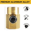 GURUDAR CO2 Cylinder Refill Adapter for CGA320 CO2 Tank to