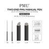 PMU 2 in 1 Aluminum Manual Microblading Pen for Eyebrow