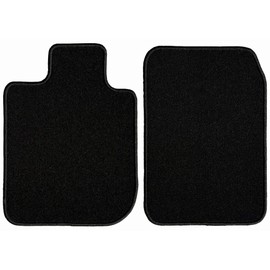 GG Bailey D2411B-F1A-BLK Front Set Custom Fit Floor Mats for Select Toyota Yaris Models - Nylon Fiber (Black)